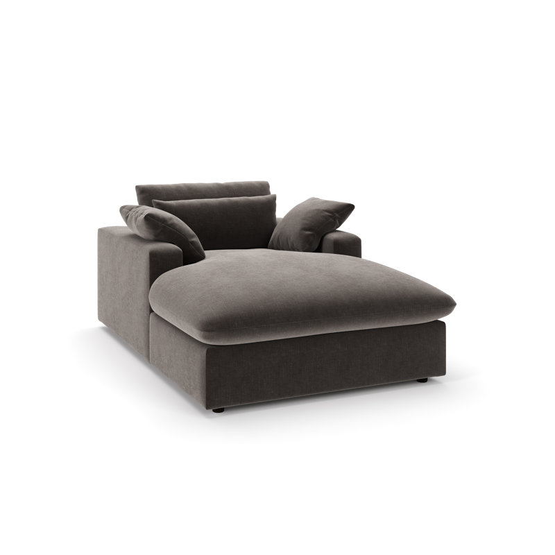 Méridienne Remy, Chenille performance espresso Andrew