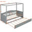 Canopy Day Bed With Trundle-1103602786