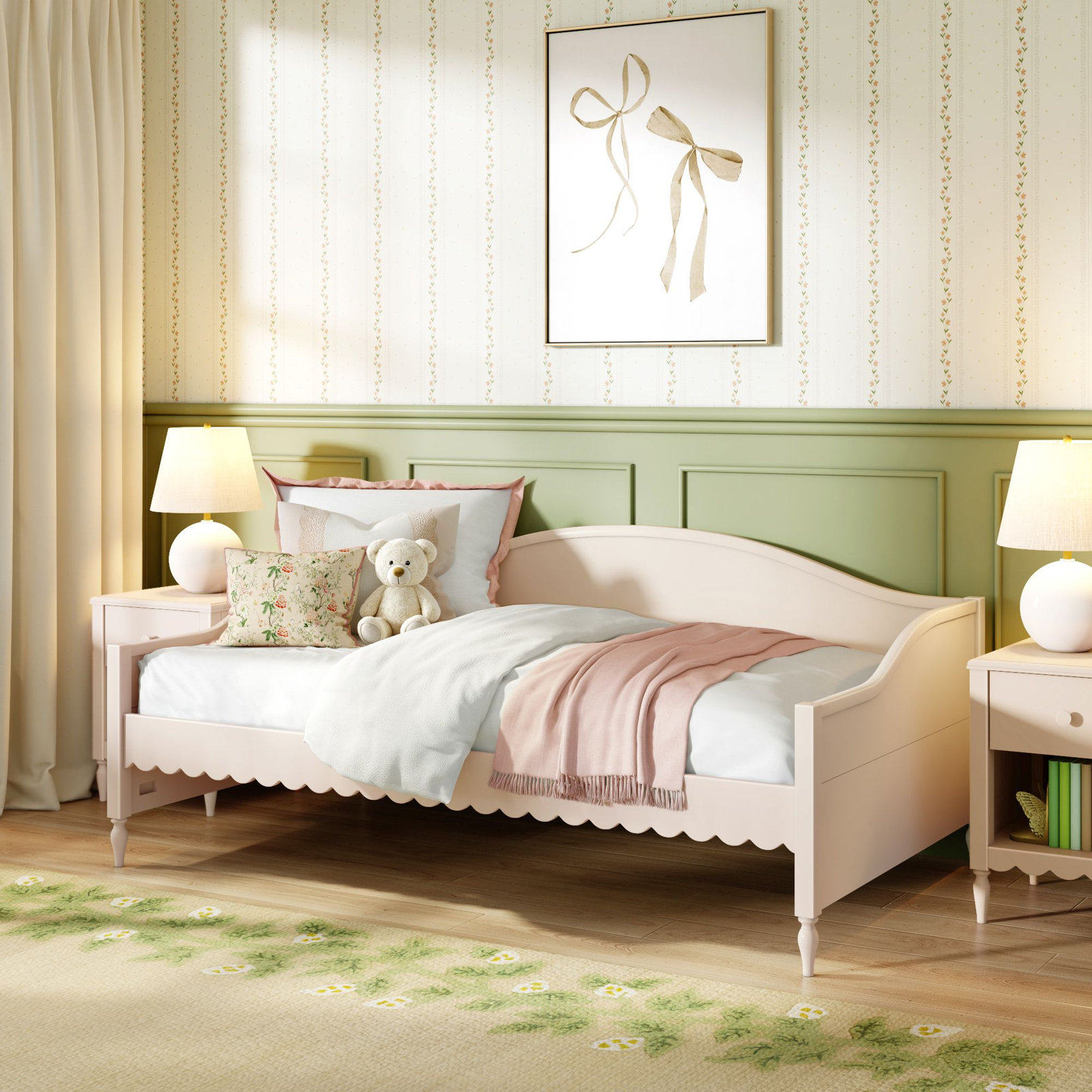 Charlotte Day Bed, Linen White
