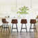 Rasnick Upholstered Counter Stool with Metal Frame