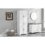 Armoire de rangement de salle de bain avec portes et tiroir, plusieurs espaces de rangement, tablette réglable-704969153