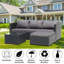 Bayshore Rattan 3- Person Seating Group with Cushions-1056824673-1056824674