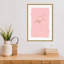 Reproduction d’art sur toile, "gracieux Bird I (Flamingo)" par Eva watts
