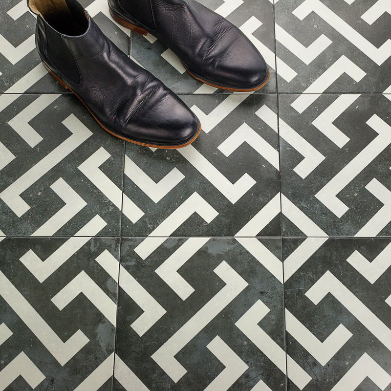 Anabella 9" x 9" Porcelain Patterned Wall & Floor Tile