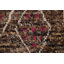 Tapis brun en laine noué à la main de conception unique 6 pi 1 po x 10 pi 1 po marocain