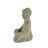 Ceramic Meditating Buddha Decorative Sculpture with Engraved Carvings and Relief Detailing-810678706-810678707