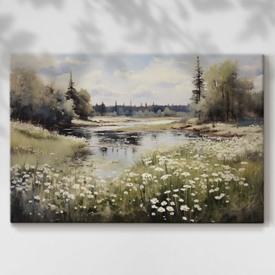 Paysages rétro-DCCCLI -Galerie enveloppée Cavas