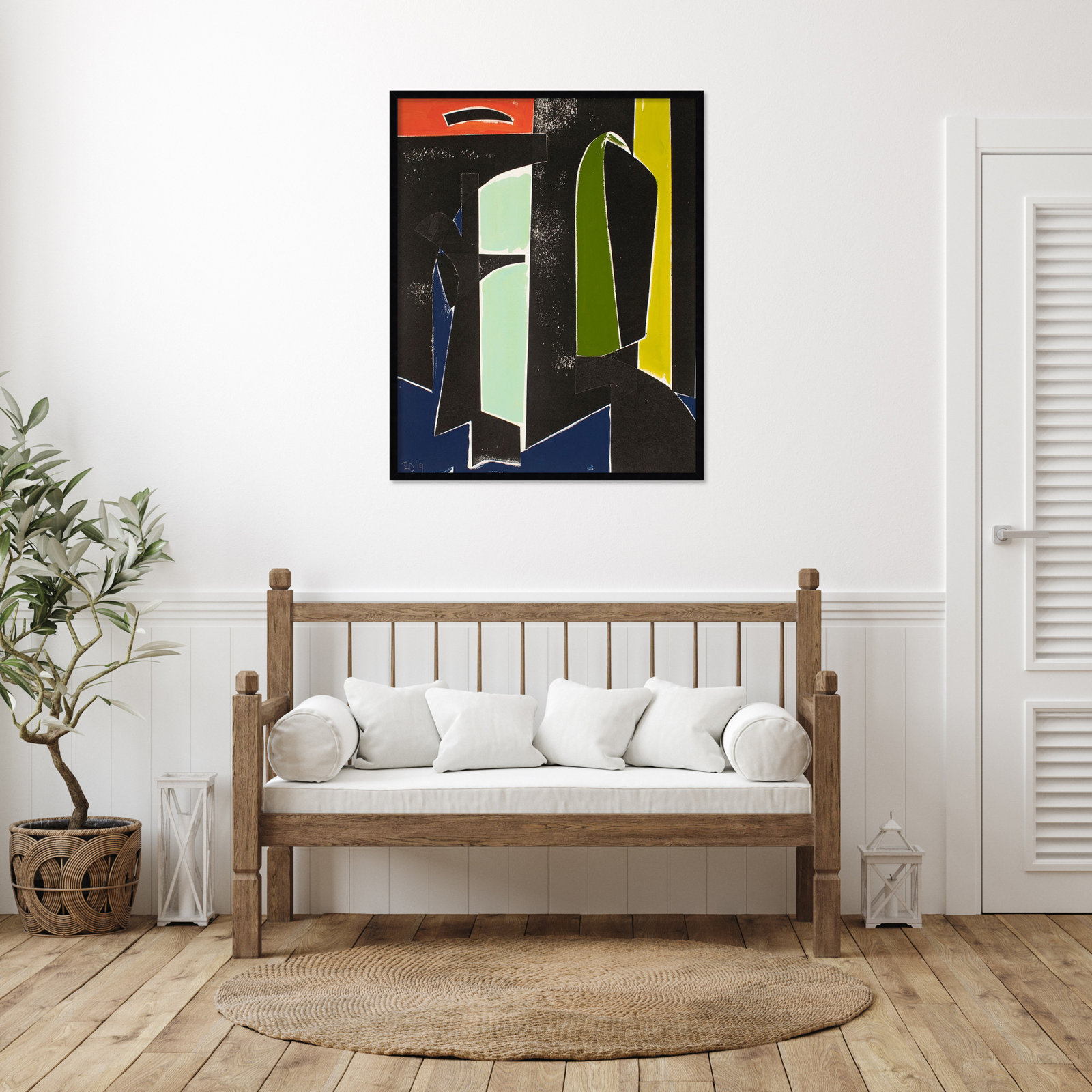 Solano "Spanish Arches" Print by Rob Delamater, 41" H x 33" W, Black