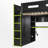 Full Size Loft Bed With Built-In Desk And Storage-539200826