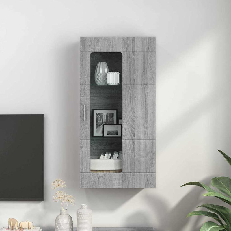 Rectangle Accent Cabinet, Grey Sonoma