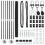 Vidaxl Hexagon Fence Grey Steel-114622191