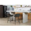 Ensemble de 2 tabourets de bar gris Alexis-880470865