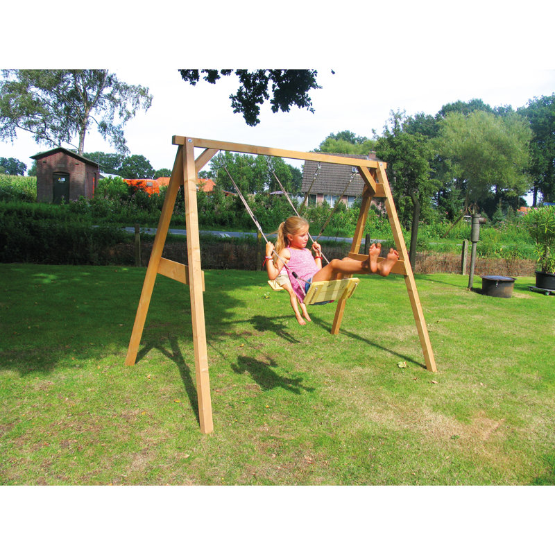 AXI Hemlock Swing Set with 2 Swing(s), Brown