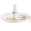 White Ceramic Jewelry Ring Holder
