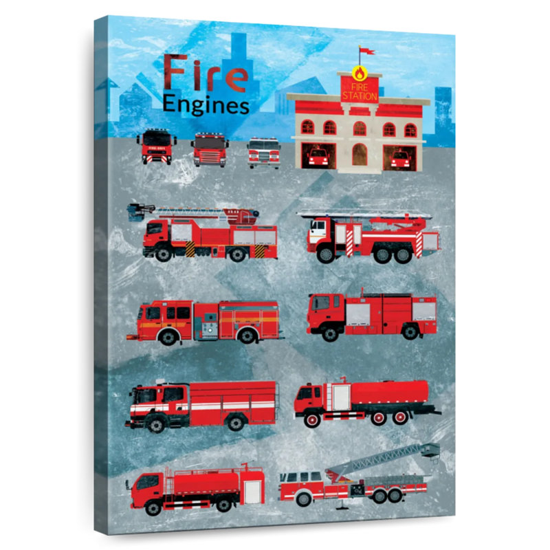 Alcaraz Fire Department Poster, 12" H x 8" W