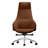 Philemol Tall Leather Office Chair with Headrest – Executive Desk & Conference Seating with Lumbar Support, Adjustable Height, Recline & Swivel-2117972520