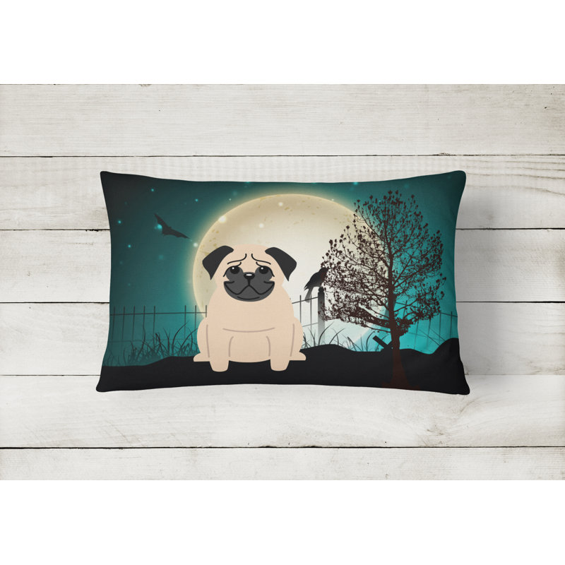 Coussin lombaire intérieur / extérieur Halloween, Fauve
