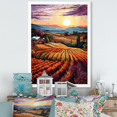 " Vineyard Sunset II "