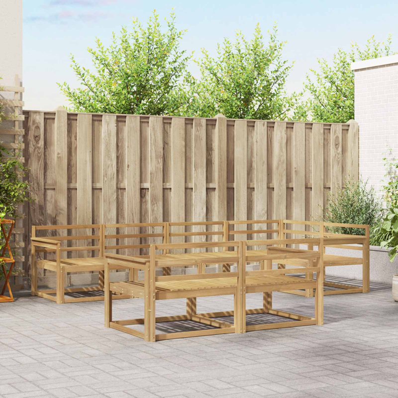 327cm Wide Patio Sectional Set