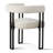 Carlen 4 - Person Dining Table Sets With 52'' Round Table & 4 Upholstered Velvet Chairs-104562065