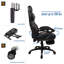 Fauteuil inclinable et pivotant ergonomique en cuir synthétique RAYS-41302462