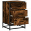 40cm W Metal Bedside Table-1167384357