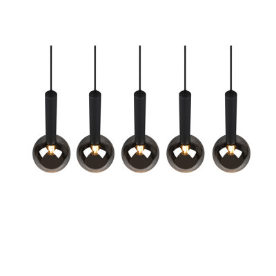Bond 5-Light Kitchen Island Globe Pendant