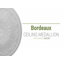 Médaillon de plafond Endurathane Bordeaux, DE 22 5/8 po x P 1 3/4 po (convient aux auvents jusqu'à 3 1/4 po), fini gris acier peint à la main-28578698