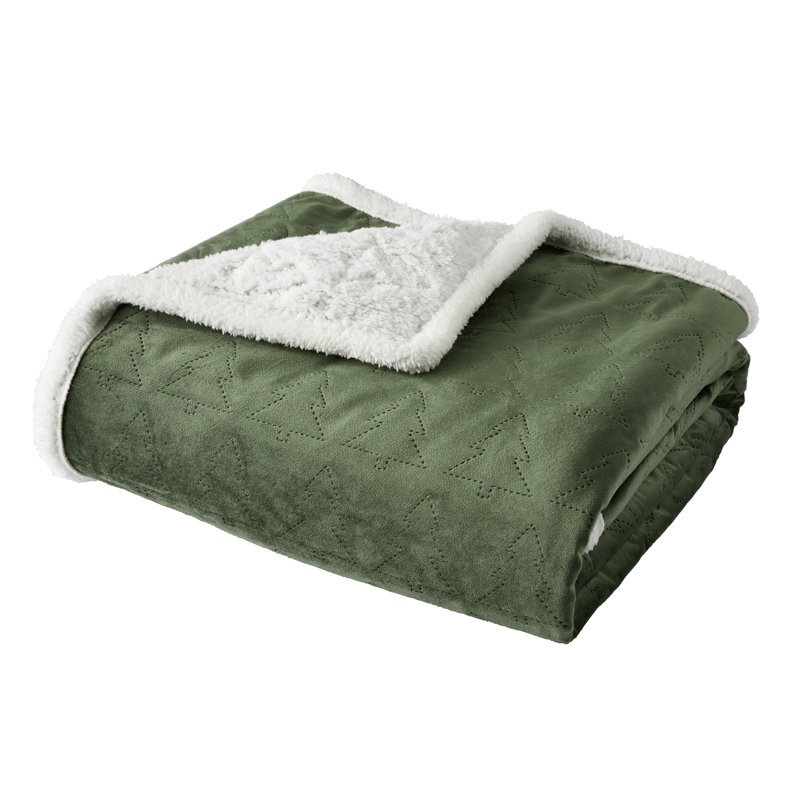 Cosy Soft Christmas Tree Blanket Throw