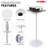 5 Core Projector Stand Floor Adjustable 66" Universal Projectors Support for Home Office & Studio