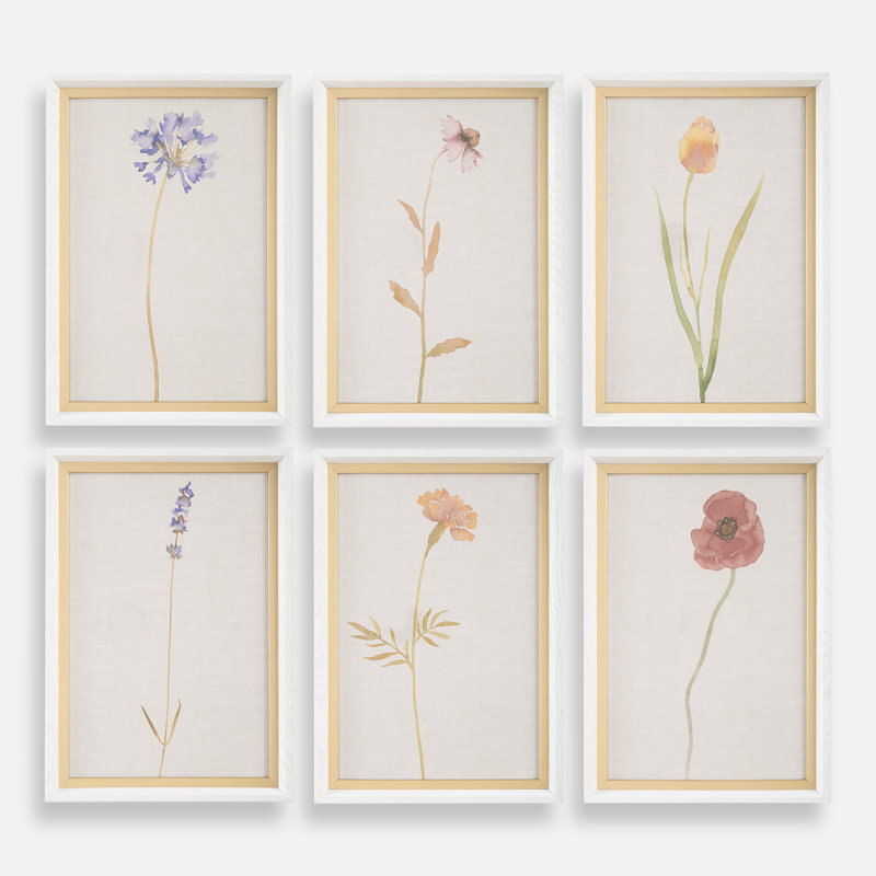 «Uttermost Wild Flourish», impressions florales encadrées