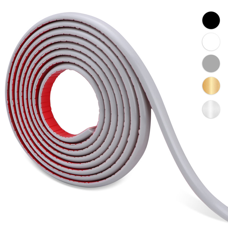 10" Plastic Edge Trim, Gray