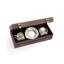 Coffee Cup & Saucer FLOWERS MODEL F-B Set of 2 in Luxury Box diam. 2.3in, H 2.5in, Cap. 4 oz, Saucer diam. 4.75in