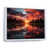 White Floater Framed