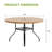 Outdoor Round Metal Dining Table-121335146-121335147