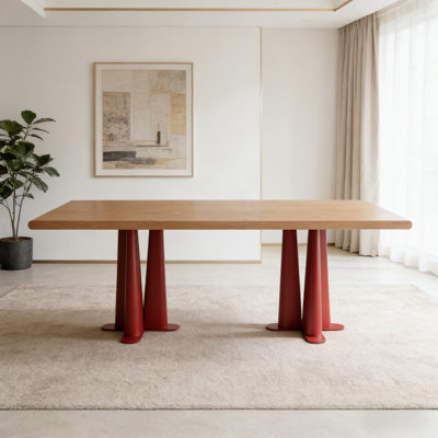 French Light Luxury Rectangle Dining Table
