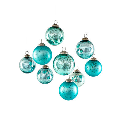 Ensemble d'ornement boule en verre 9 pièces 9 pièces