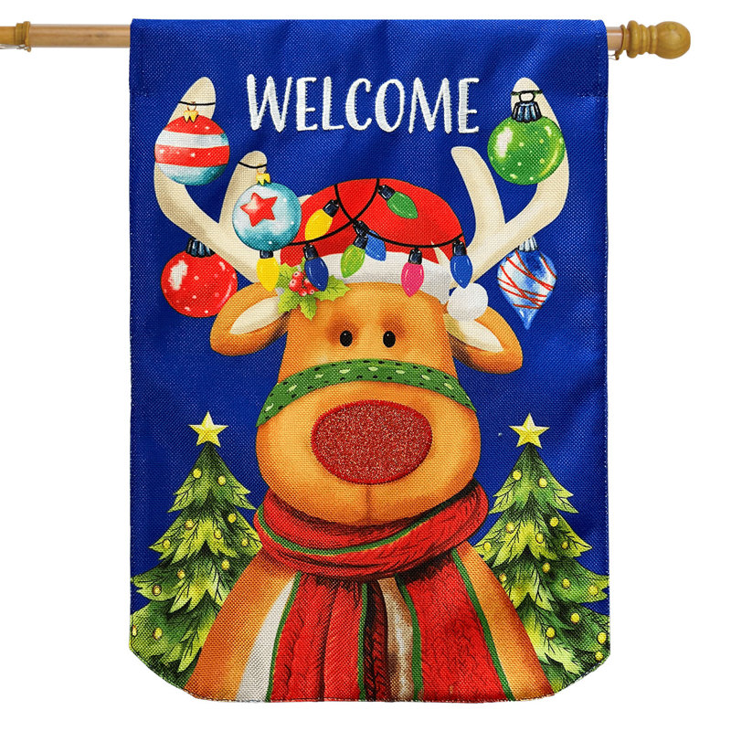 Rudolf Burlap House Flag