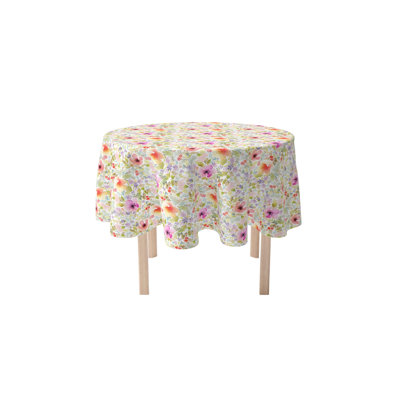Chanse Botantical Garden Dogwood Round Tablecloth