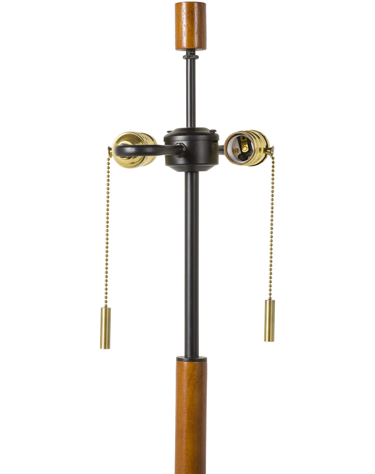 Kenley Table Lamp, Black/Brown