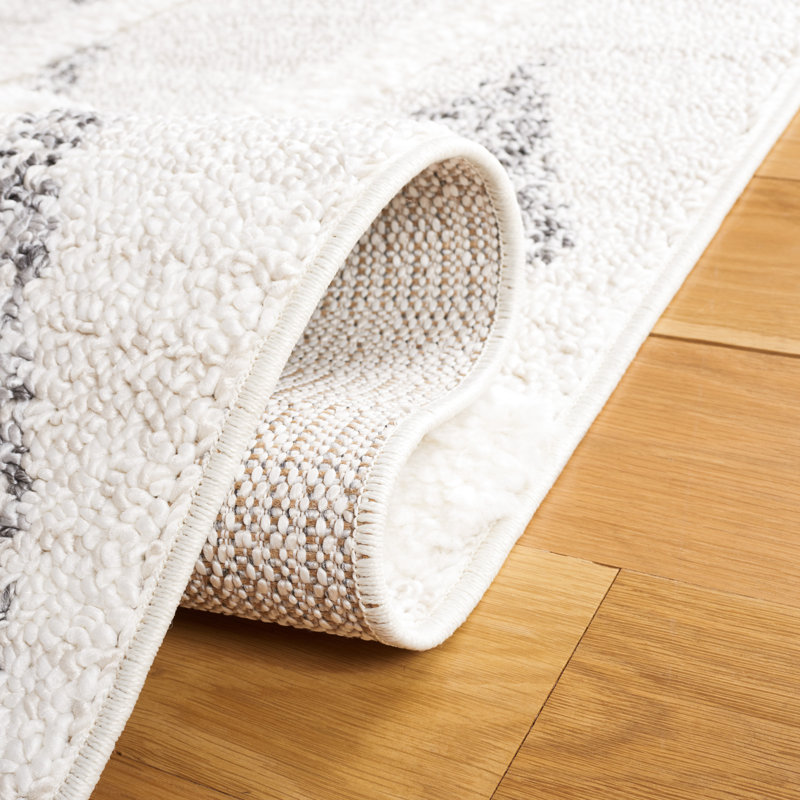 Tapis à poils longs Vanille, Rectangle 5 pi 3 po x 7 pi 6 po