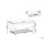 Fabric Upholstered Storage Bench-1414457203