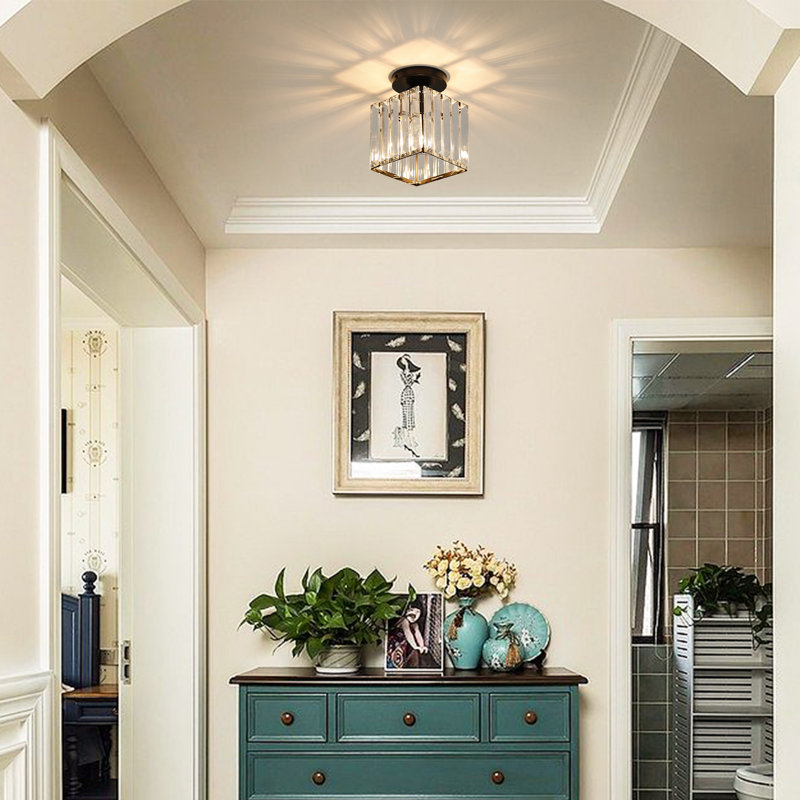 Kosuna Crystal Semi Flush Mount