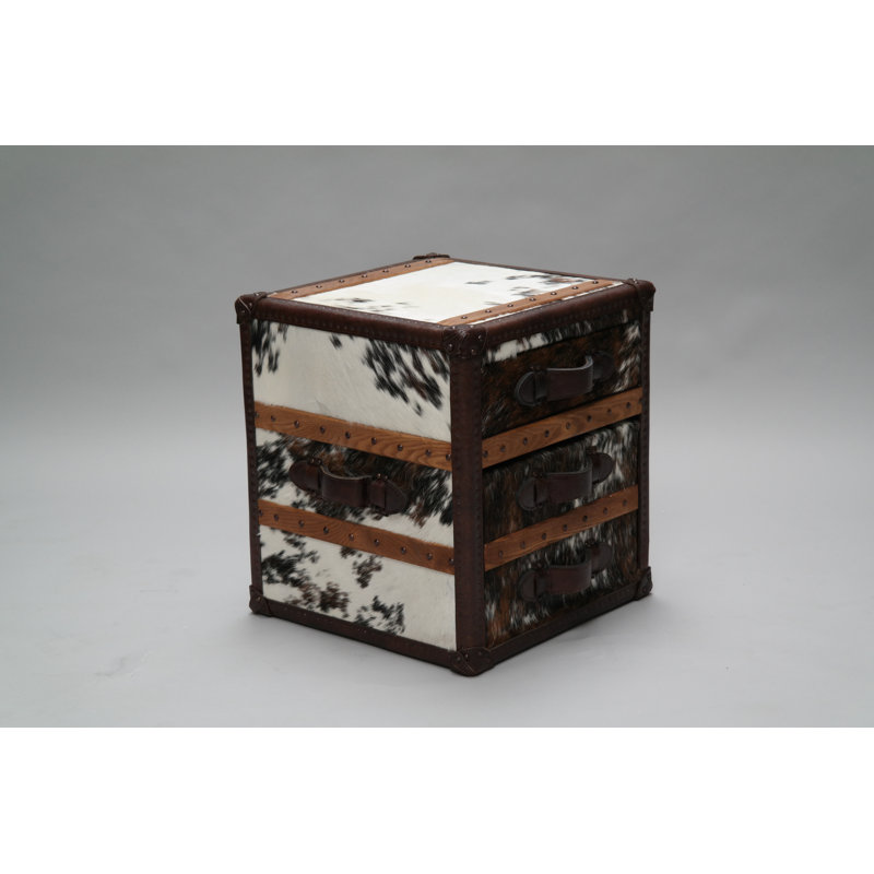 Hopp 52cm W Solid Wood Bedside Table