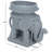 Bungalo Elephant Rattan Storage Accent Table-21815085