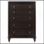 Commode 5 tiroirs Brun Niguel