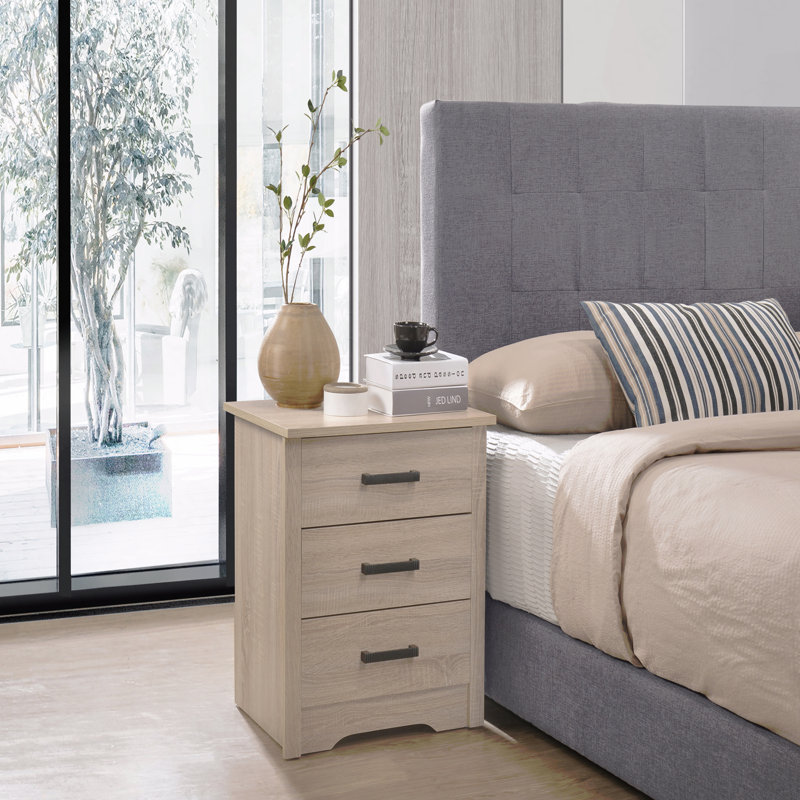 Table de chevet contemporaine en bois