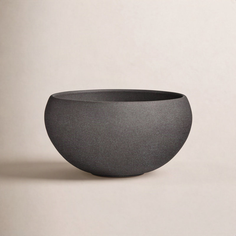 Handmade Ceramic Decorative Bowl 1, Dark Gray