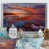 Impression argent sur toile encadrée