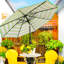 Parasol de table pour l'extérieur 9 'avec 8 baleines robustes-105183931